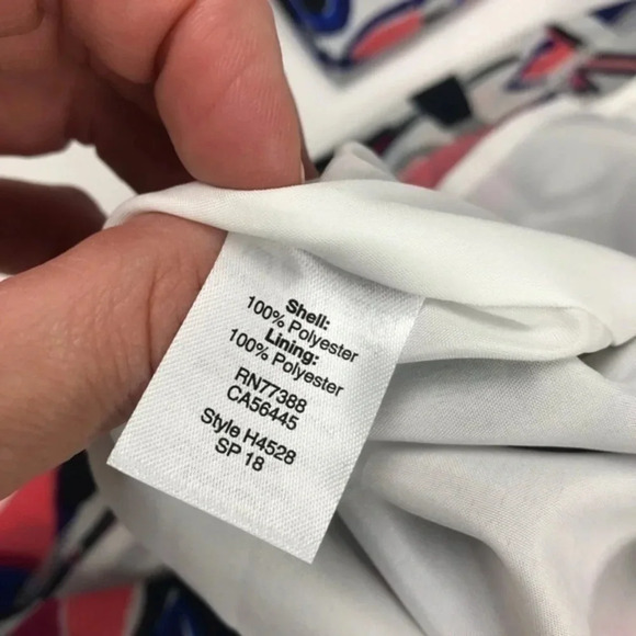 J Crew Factory Lace Up Multi Floral Dress H4528 - Picture 5 of 9